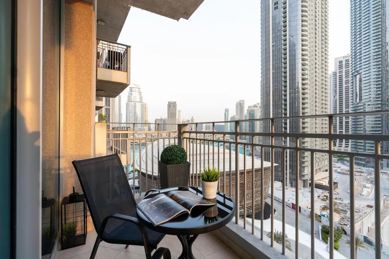 Apartmán Ultimate Stay 2 Bedroom Next To Burj Khalifa With Opera With Fountain Views Dubaj